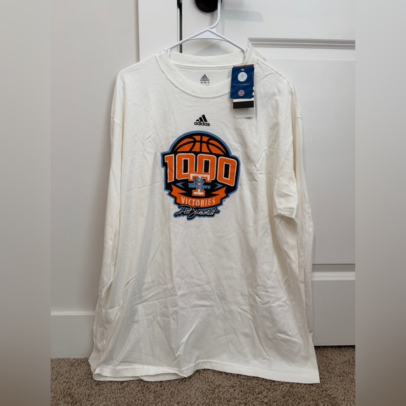 adidas Tops - Adidas White Pat Summit '1000 Victories' Limited Quantity